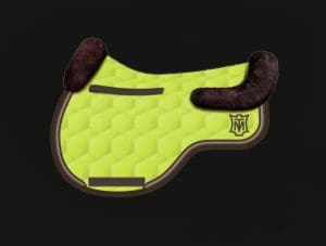 Lime Green All Purpose Sheepskin Saddle Pad