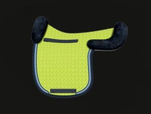 Lime Green Dressage Sheepskin Numnah