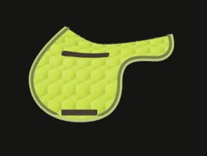 Lime green saddle blanket best sale