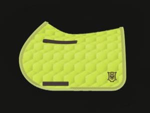 Lime Green Jumping Saddle Pad