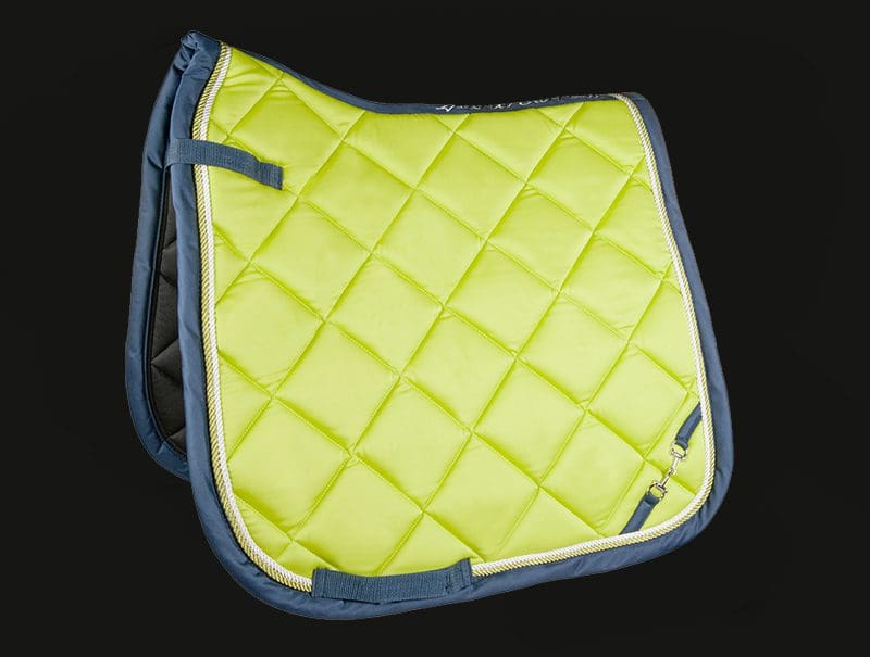 Stunning Lime Green Saddle Pads Pink Equine