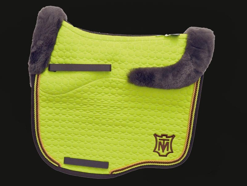 Lime Green Saddle Pad Range