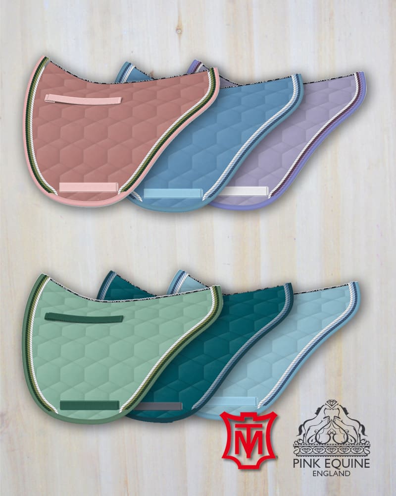 Mattes Custom Design Endurance Saddle Pad Pink Equine