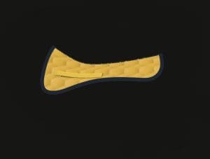 Mustard Yellow Dressage Half Pad