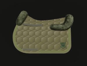 Olive Green All Purpose Sheepskin Saddle Pad