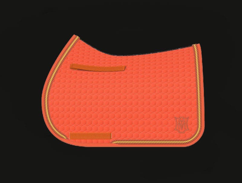 Over 20 stunning designs of orange saddle pads Pink Equine