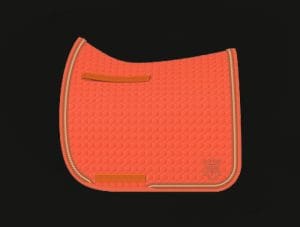 Orange Dressage Saddle Pad