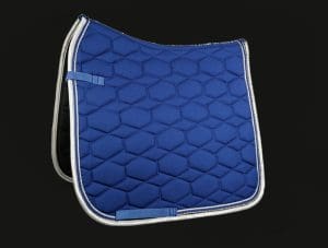 Royal Blue Diamante Saddle Pad