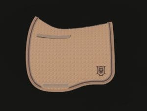 Sand Beige Dressage Saddle Pad