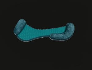 Teal All Purpose Sheepskin Half Pad