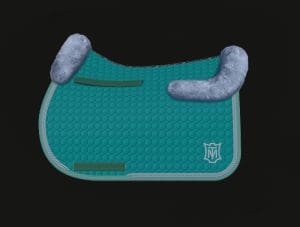 Teal All Purpose Sheepskin Saddle Pad