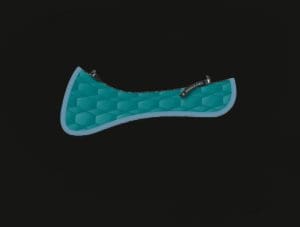 Teal Dressage Half Pad