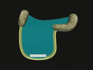 Teal Dressage Sheepskin Numnah