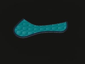 Teal Jumping Half Pad