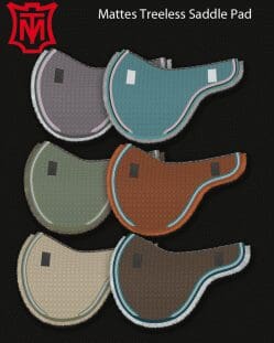 saddle pads for treeless saddles