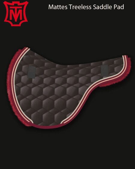 Treeless Cotton Sheen Saddle Pad Brown