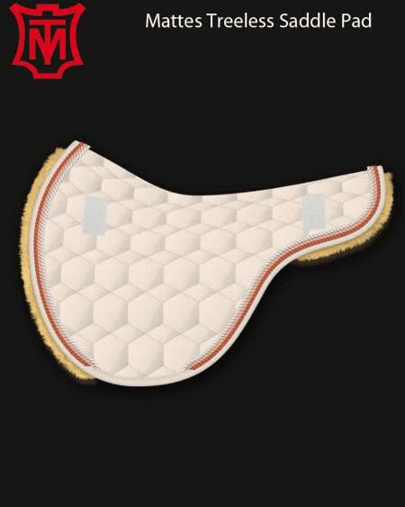 Treeless Cotton Sheen Saddle Pad Champagne