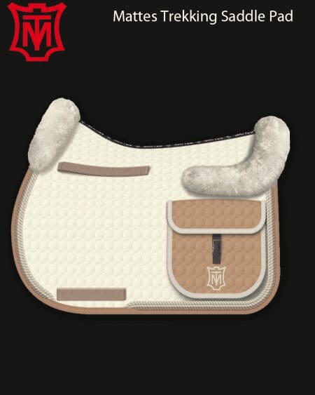 Trekking Saddle Pad Cotton Cream