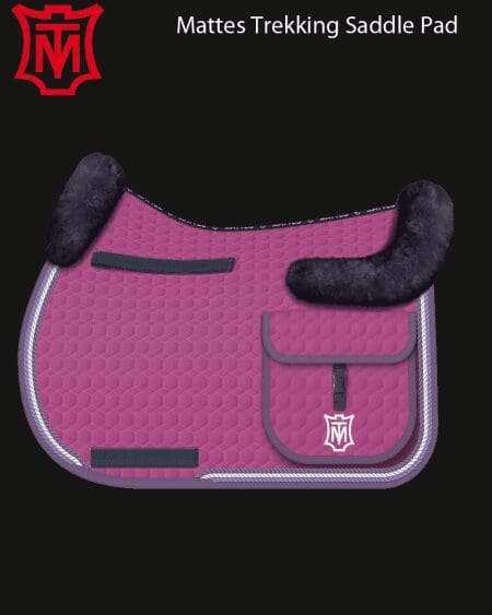 Trekking Saddle Pad Cotton Fucshia Pink