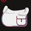 White Cotton Trekking Saddle Pad