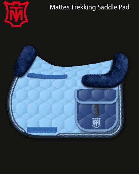 Long Distance Saddle Pad Light Blue