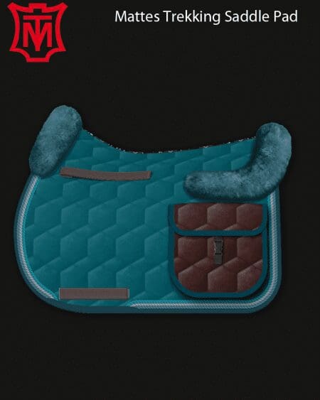 Trekking Saddle Pad Velvet Blue Moon