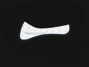 White Dressage Half Pad