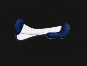 White Dressage Sheepskin Half Pad