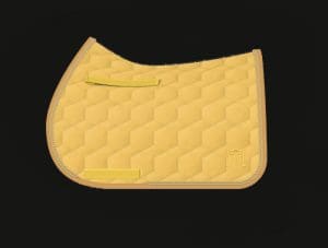 Yellow Velvet All Purpose Saddle Pad