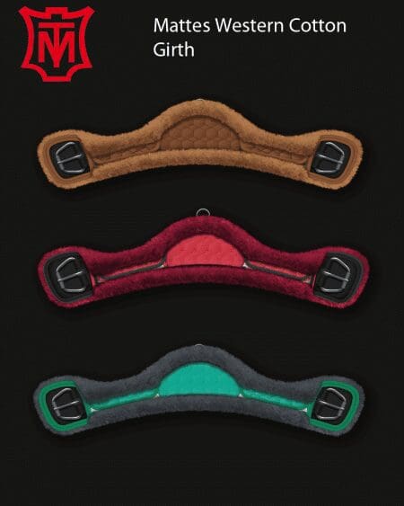 Mattes Athletico Cotton Western Sheepskin Girth