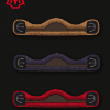 Mattes Brown Leather Western Asymmetric Sheepskin Girth