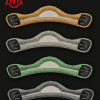 Mattes Cream Leather Western Athletico Sheepskin Girth