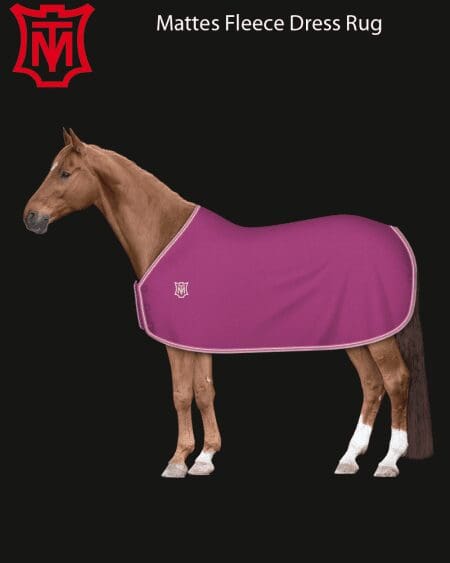 Mattes Pink Fleece Cooler Rug