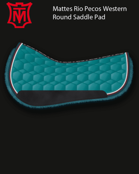 Mattes Rio Pecos Blue Moon Cotten Sheen Round Pad