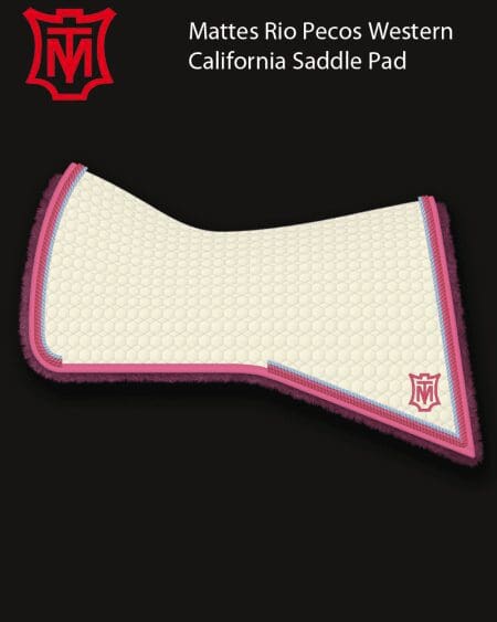 Mattes Rio Pecos California Champagne Cotton Saddle Pad