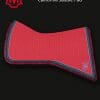 Mattes Rio Pecos California Cherry Red Cotton Saddle Pad