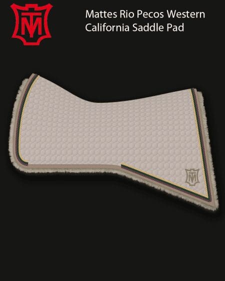 Mattes Rio Pecos California Walnut Cotton Saddle Pad