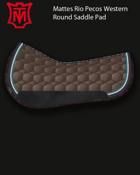 Mattes Rio Pecos Cotten Sheen Round Pad Brown