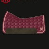 Rio Pecos Cotton Sheen Western Square Pad Burgundy