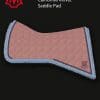 Mattes Rio Pecos Dusky Rose Velvet California Saddle Pad