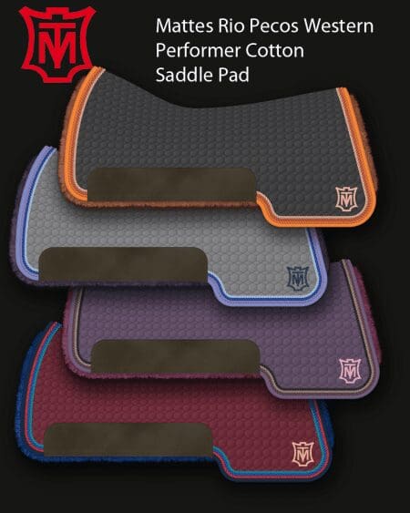 Rio Pecos Cotton Western Performer Saddle Pad