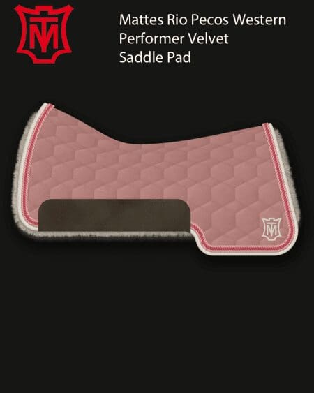 Mattes Rio Pecos Performer Dusty Pink Velvet Pad