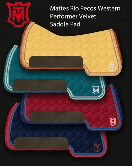 Velvet Performer Western Saddle Pads