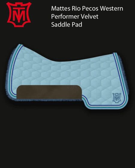 Mattes Rio Pecos Performer Water Blue Velvet Pad