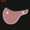 Rose Velvet Treeless Saddle Pad
