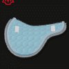 Water Blue Velvet Treeless Saddle Pad
