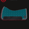 Mattes Velvet Western Petrol Square Saddle Pad