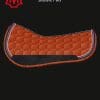 Mattes Velvet Western Round Pad Cinnamon