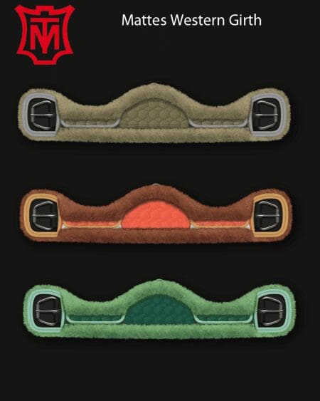 Mattes Western Asymmetric Cotton Girth Beige