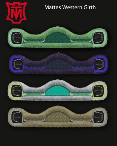 Mattes Western Asymmetric Cotton Girth Colours